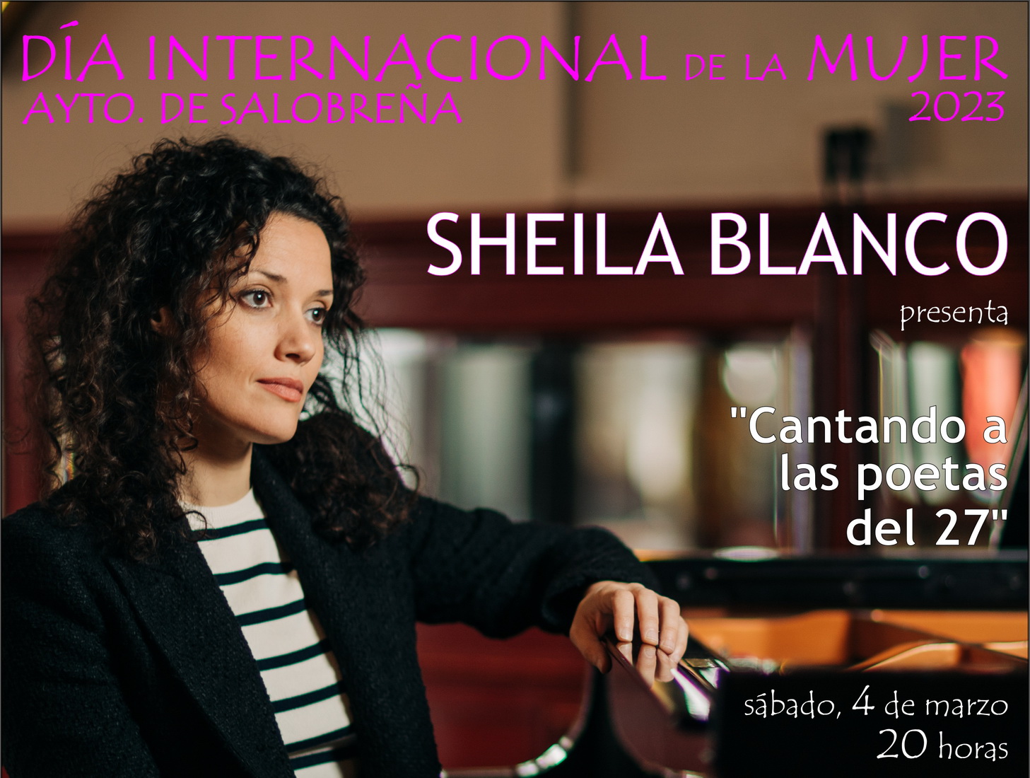 La IV Marcha por la Igualdad, el concierto de Sheila Blanco y el homenaje Clara Campoamor, algunos de los actos por el Día de la Mujer en Salobreña.